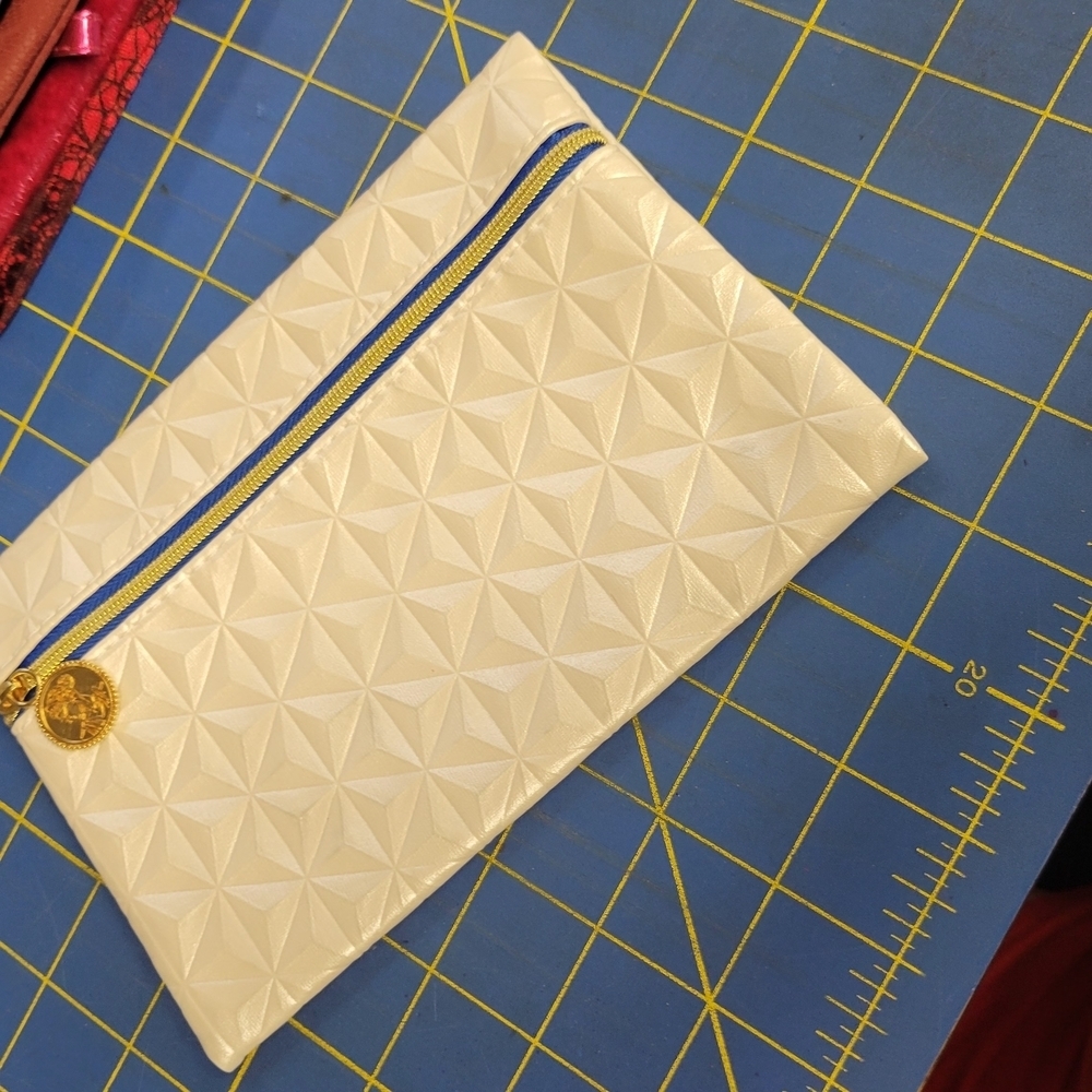 Stylish White and Blue Men's Bag